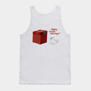 Pisi wish you "Happy Winter Holidays" Tank Top